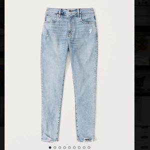 Abercrombie Curve Love High Rise Super Skinny Jeans